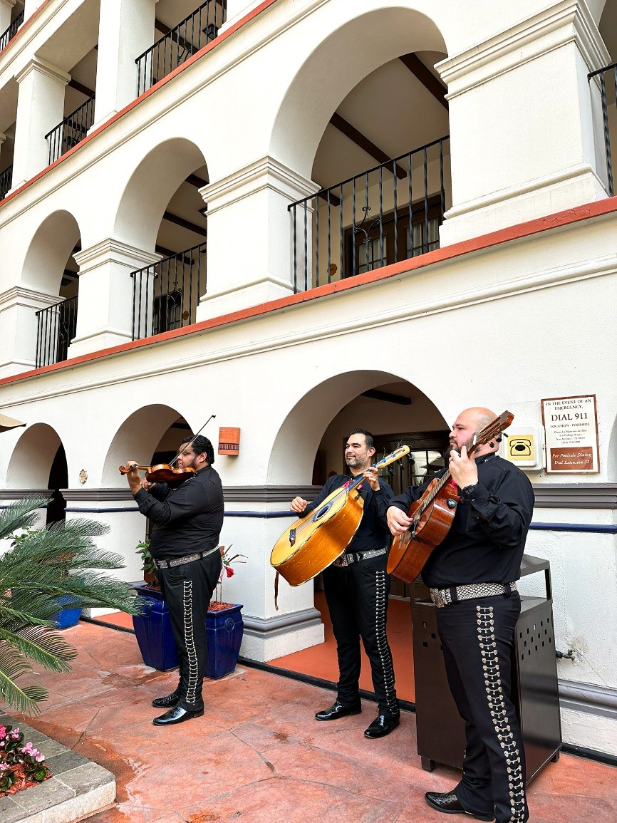 Mariachis by the Pool