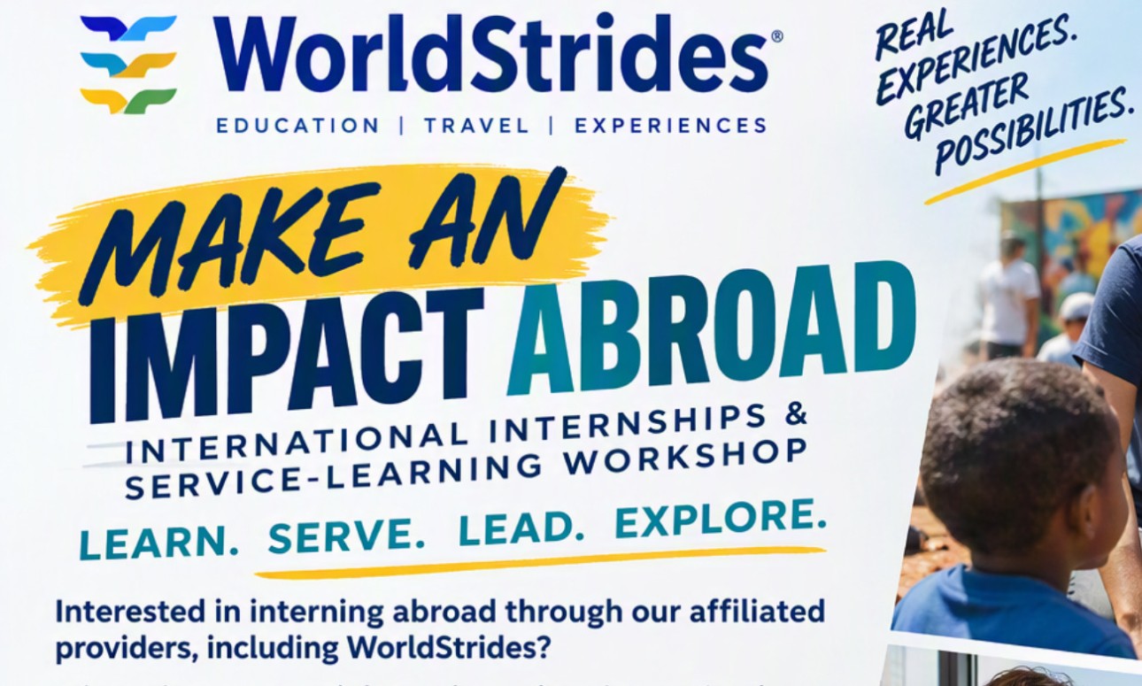 Workshop on International Internship & Service-Learning Opportunities (WorldStrides)