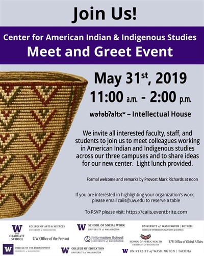 Center for American Indian & Indigenous Studies Meet & Greet
