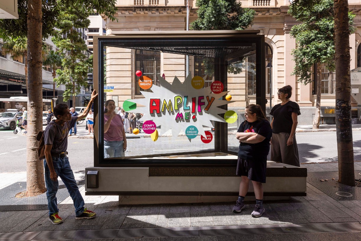 Outdoor Gallery: Curator and Artist-led walking tour of 'AMPLIFY ME!' exhibition, in celebration of National Carers Week