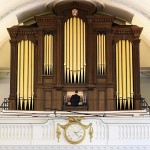 The organ at the Memorial Church of Harvard University
