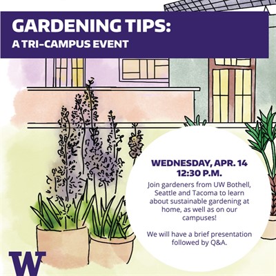 Gardening at home: a tri-campus event