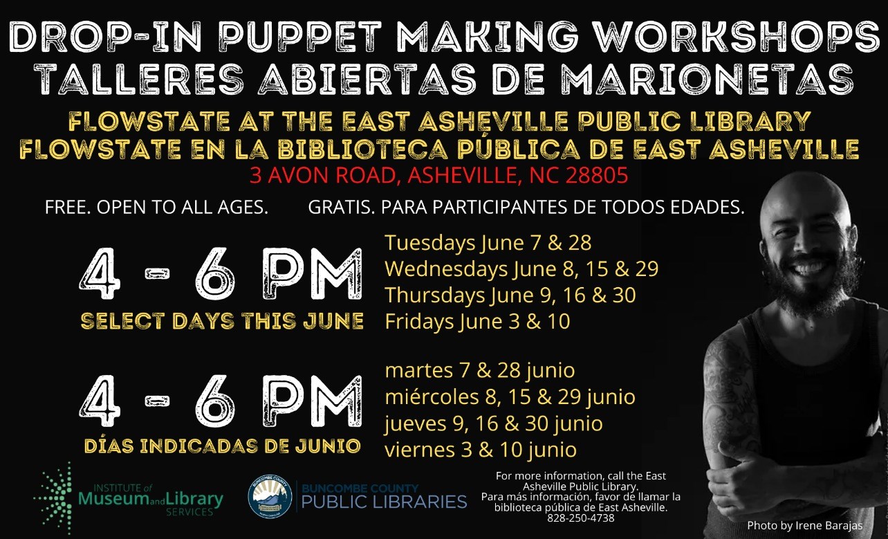 Drop-in Puppet Making Workshops - Talleres Abiertas de Marionetas