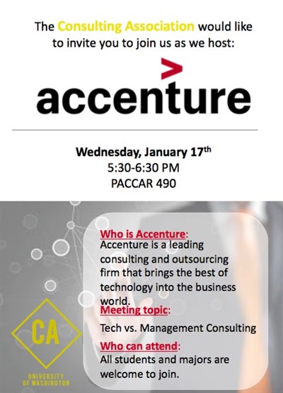 CA Accenture Event