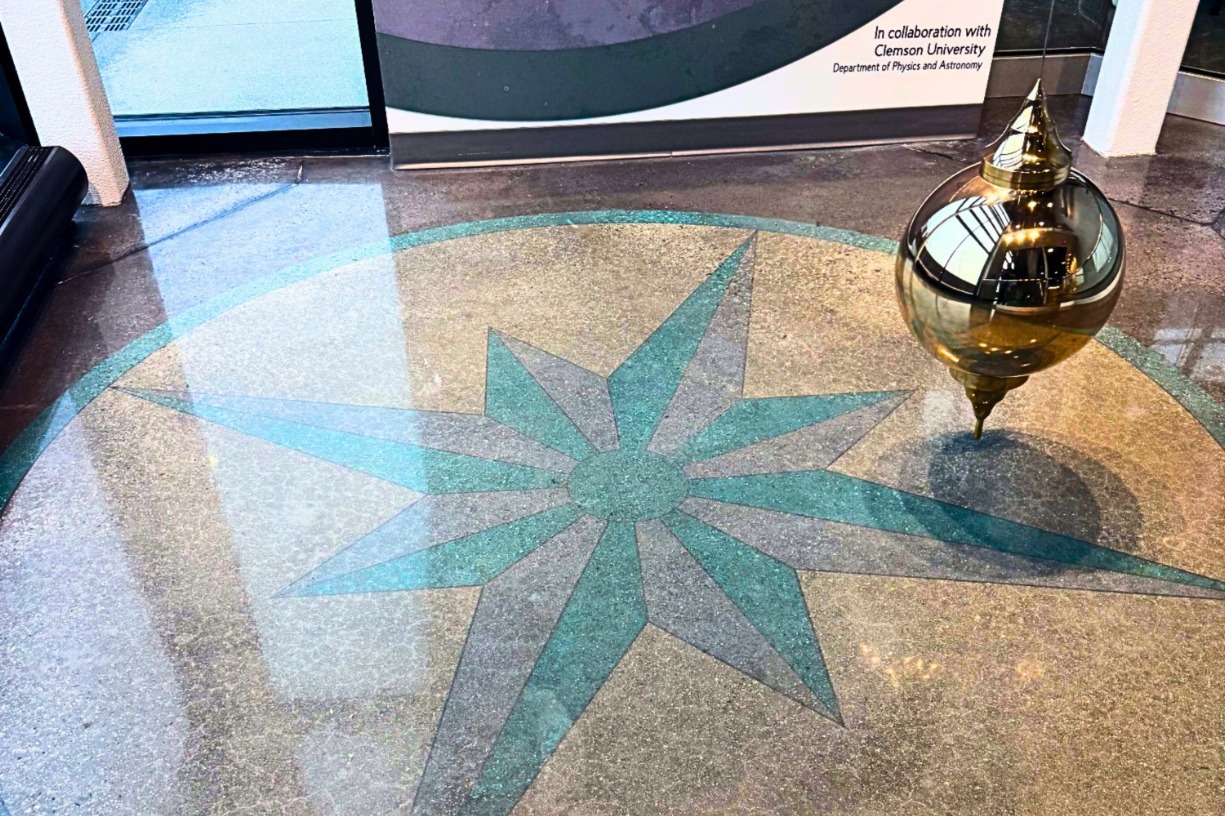 The Foucault Pendulum at the Planetarium Learning Center
