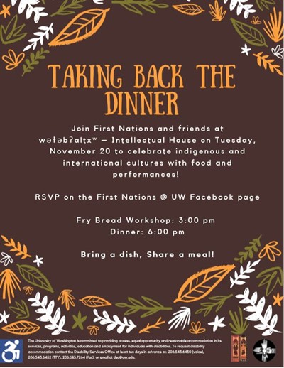 Taking Back the Dinner: Decolonizing Thanksgiving