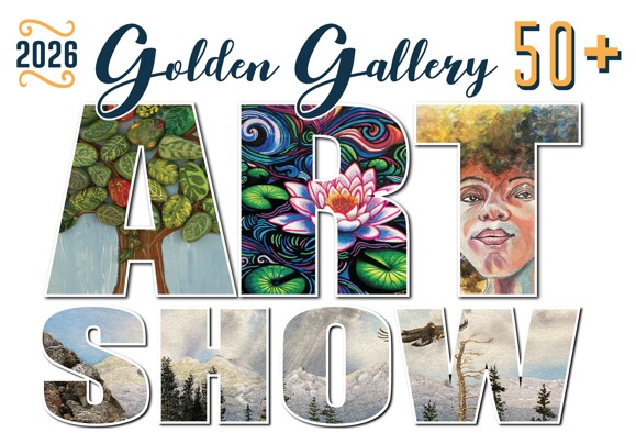 Graphic: 2026 Golden Gallery 50+ Art Show