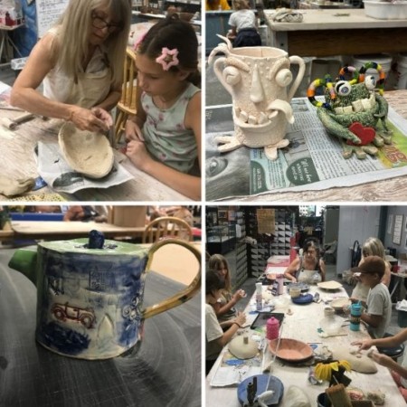 Ceramics Hand-Building Adventures Youth Workshop Weekly 4-class series