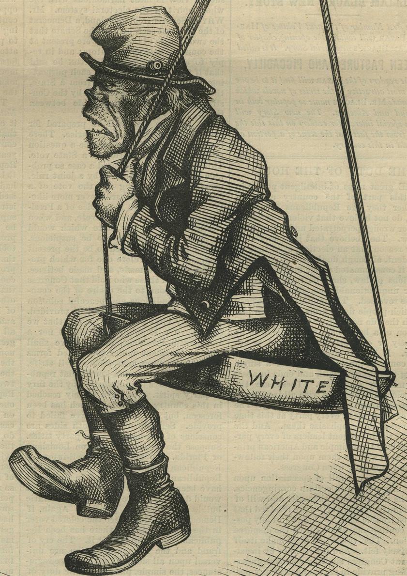 The Ignorant Vote ―Honors Are Easy, Thomas Nast, 1876. 