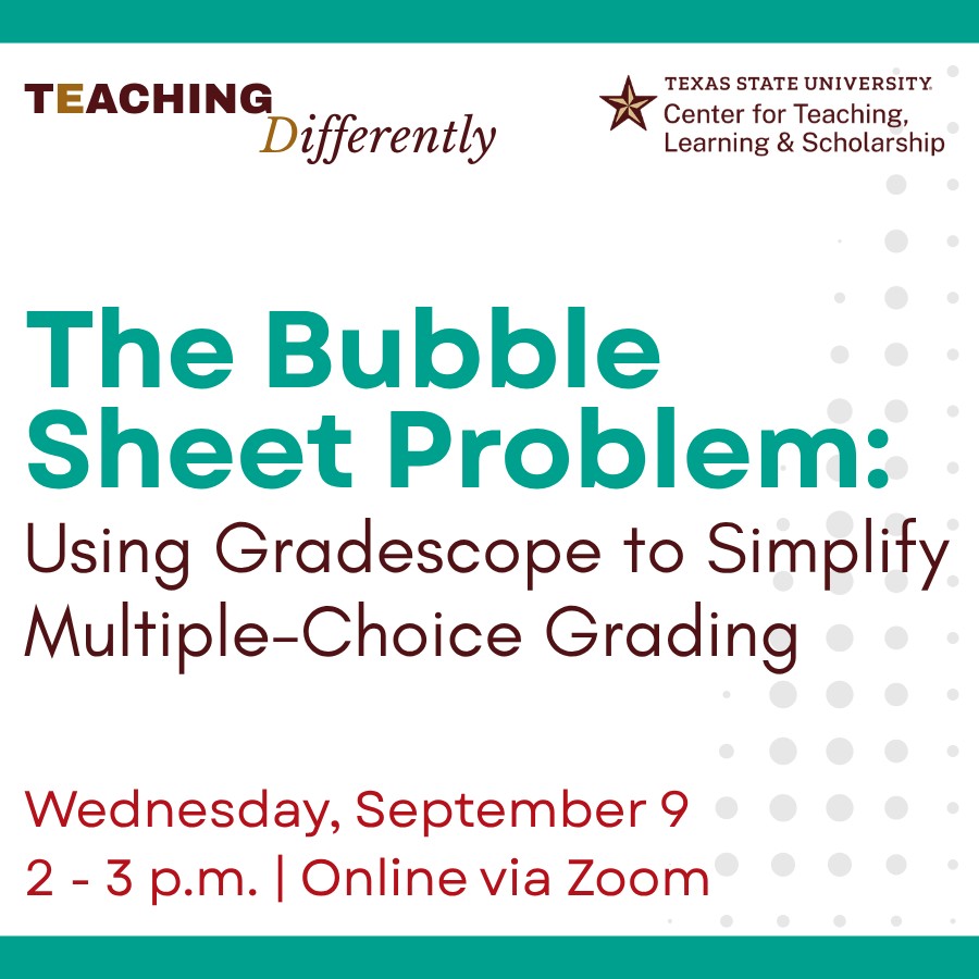 The Bubble Sheet Problem: Using Gradescope to Simplify Multiple-Choice Grading