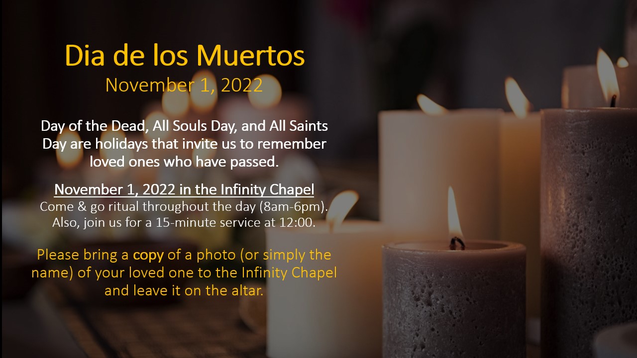 Dia de los Muertos--Spiritual Wellness Event, Tuesday, November 1, 2022,  8am - 6pm - Events - Bioscience - The University of Utah
