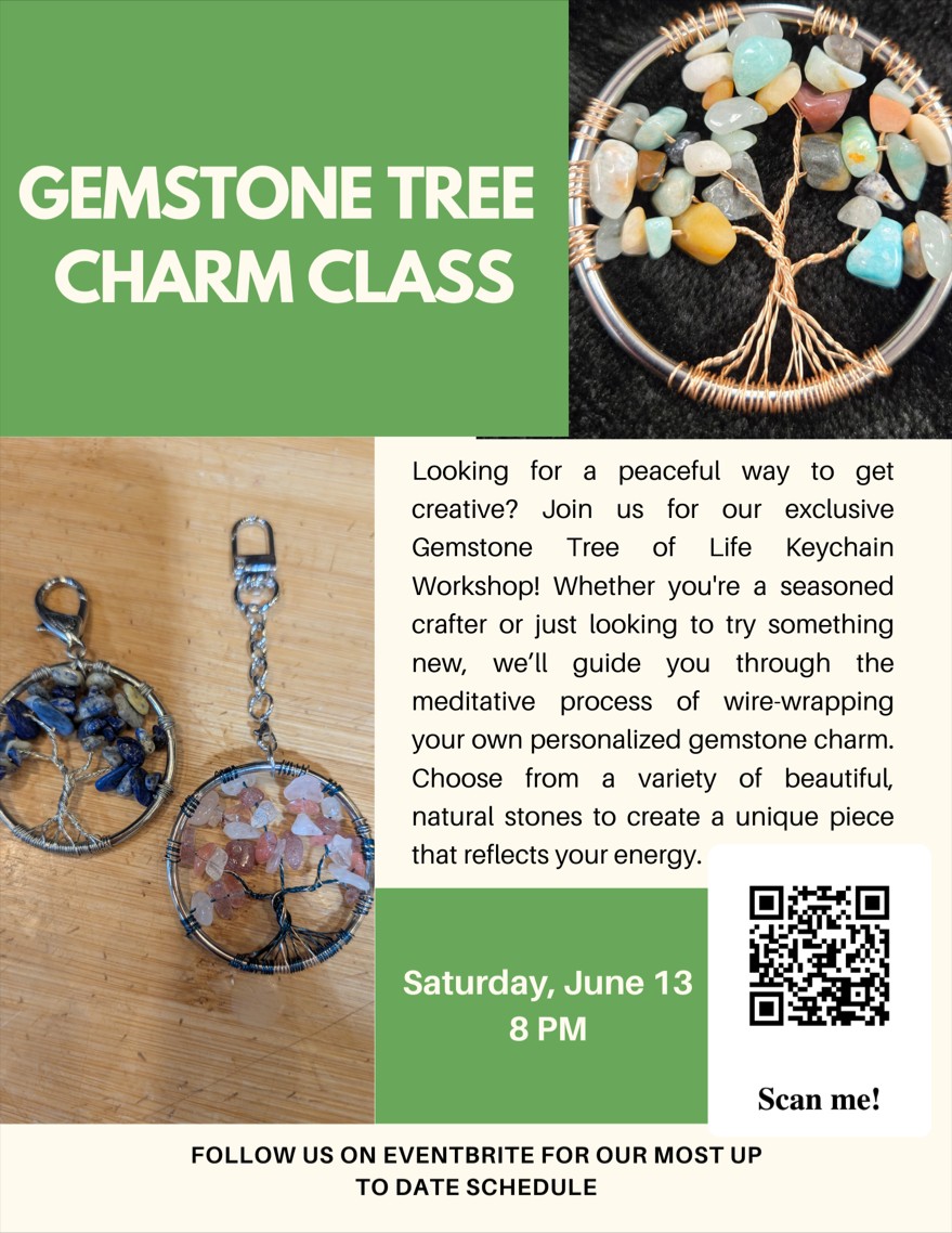Gemstone Tree Charm Class