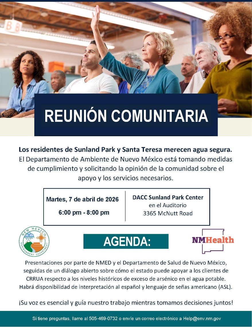 Sunland Park Meeting Flyer (Spanish)