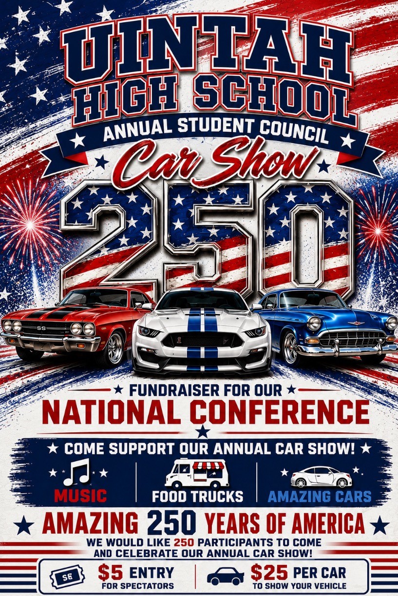 Uintah high school student council annual car show