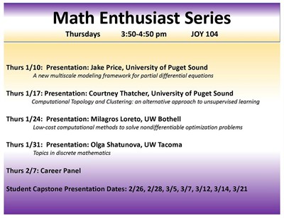 Math (Enthusiast) Series: Mathematic Career Panel