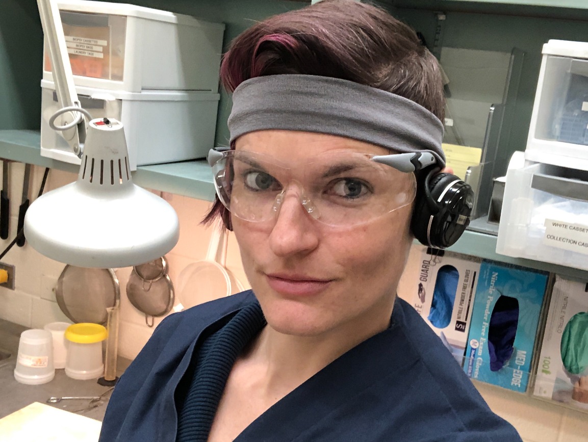 Dr. Kali Holder in the Lab