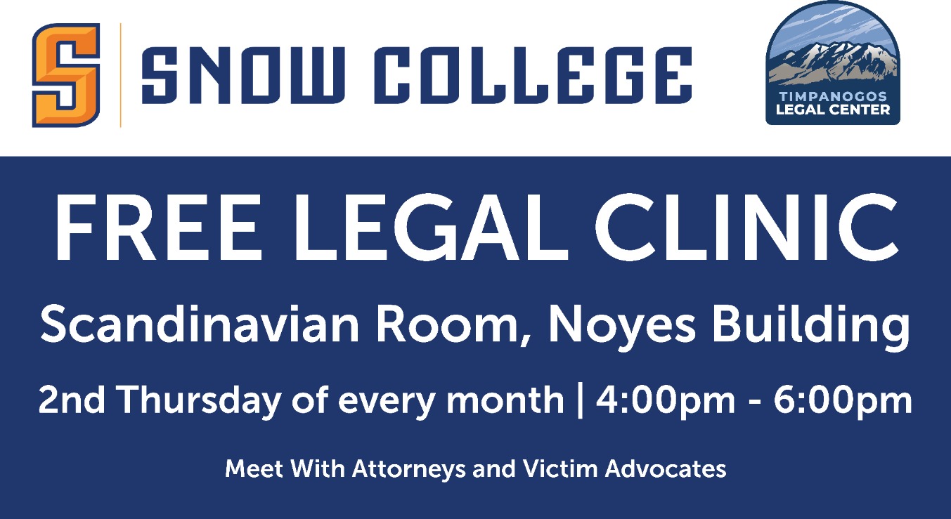 Need Legal Advice? FREE Legal Help Clinic for Snow College Students