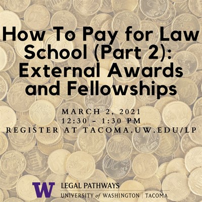 How to Pay for Law School Part II -- External Awards and Fellowships