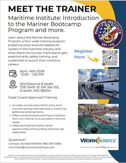 Meet the Trainer - Maritime Institute: Introduction to the Mariner Bootcamp Program