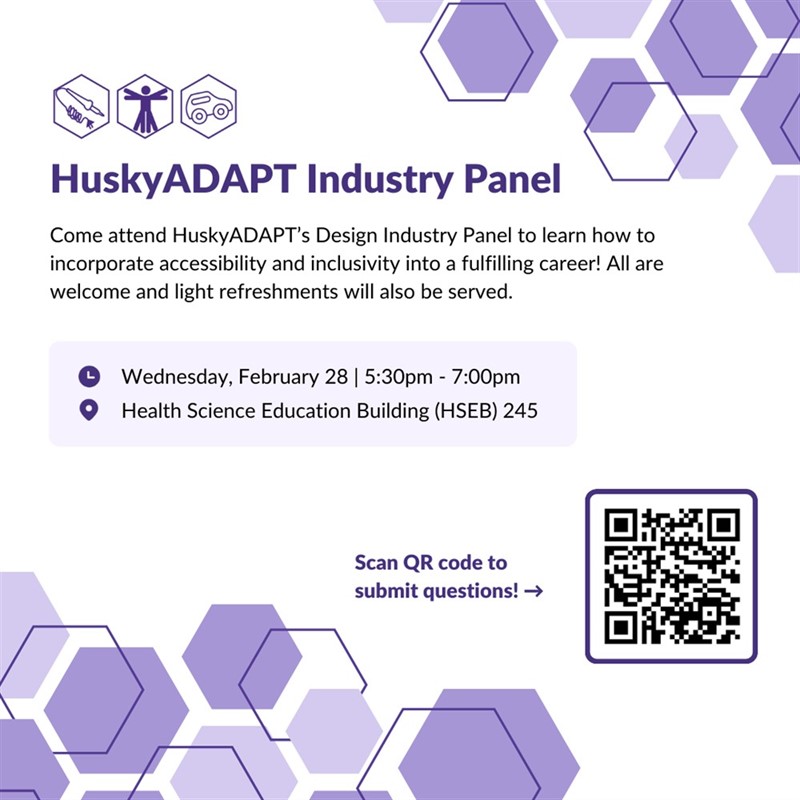 UW Seattle Campus Events HuskyADAPT Industry Design Panel Magnuson
