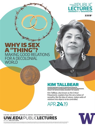 Danz Lecture Series "Why is Sex a "Thing"? Making Good Relations for the Decolonial World - Dr. Kim TallBear
