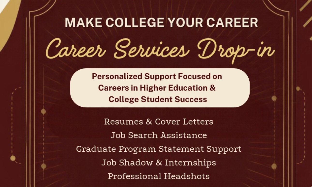 Make College Your Career: Career Services Drop-In Support