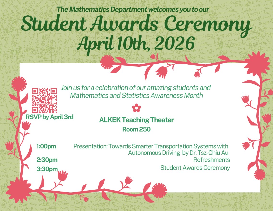 Math Student Awards Ceremony