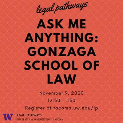 Gonzaga School of Law -- "Ask Me Anything" with the Director of Admissions!