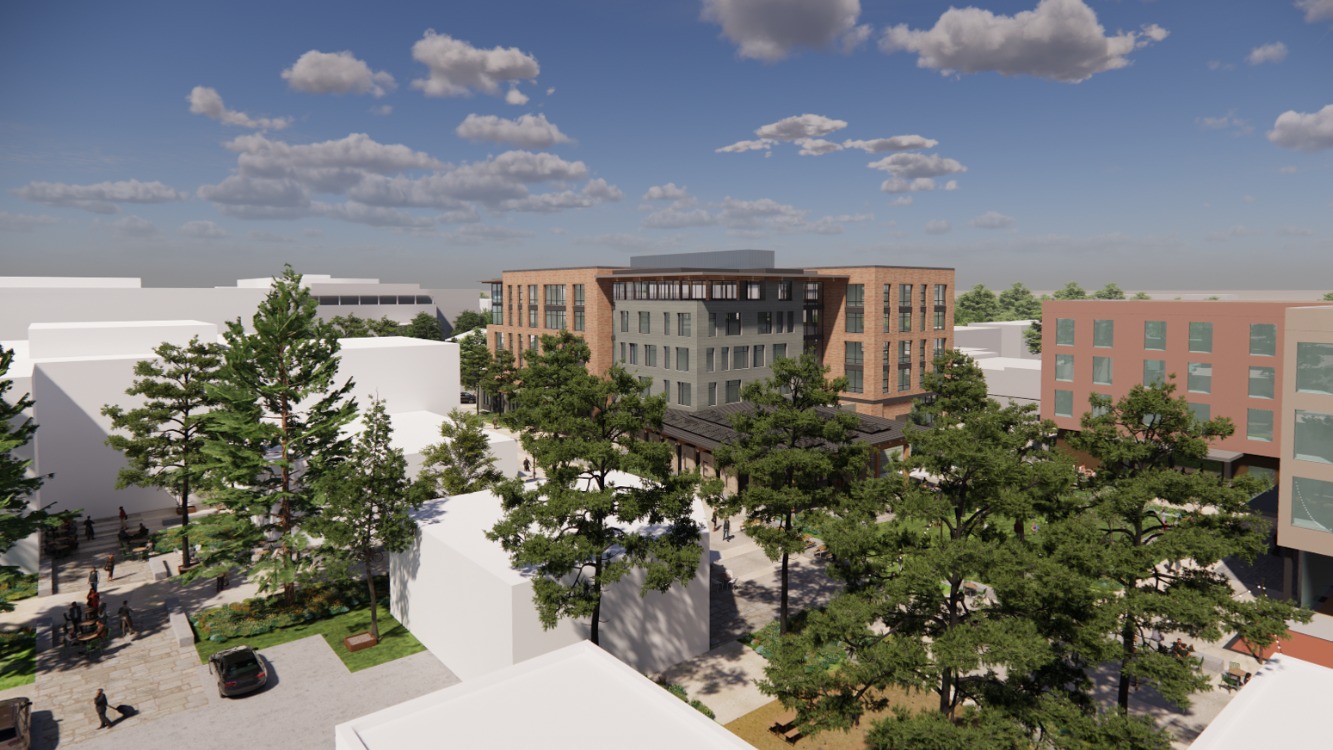 Rendering of the Downtown Civic Campus