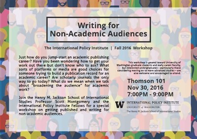 Writing for Non-Academic Audiences - A Workshop