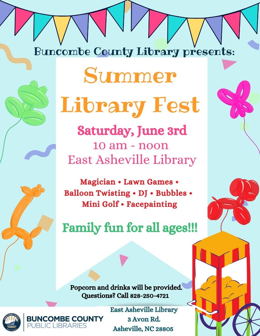 Summer Library Fest East Asheville Library