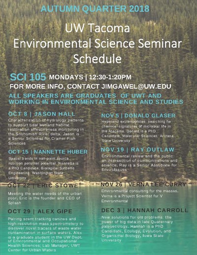 Environmental Science Seminar | Environmental Review and the Public:  An Intersection of Communications & Science