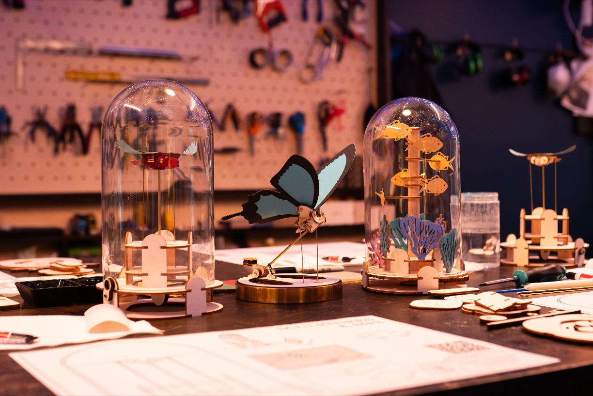 Sculptures & Sips: Flapping Butterfly