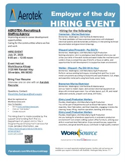 HIRING EVENT - AEROTEK HIRING EVENT - SHIPYARD JOB OPPORTUNITIES