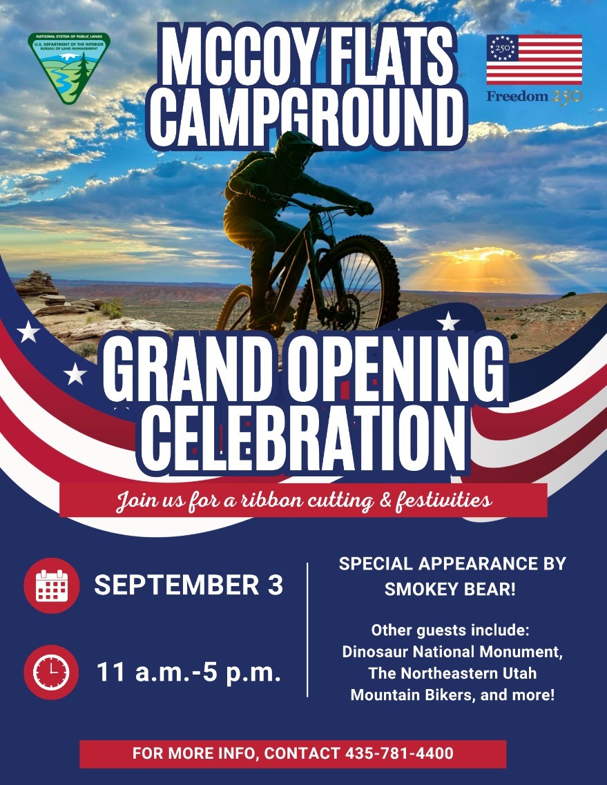 McCoy Flats Campground Grand Opening