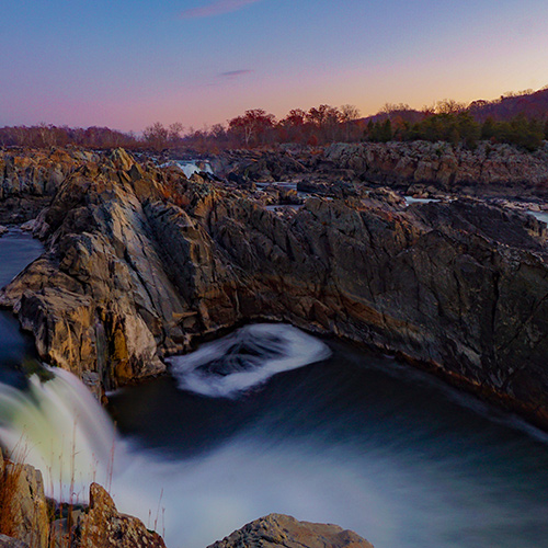 Sunrise Hikes at Great Falls, Virginia