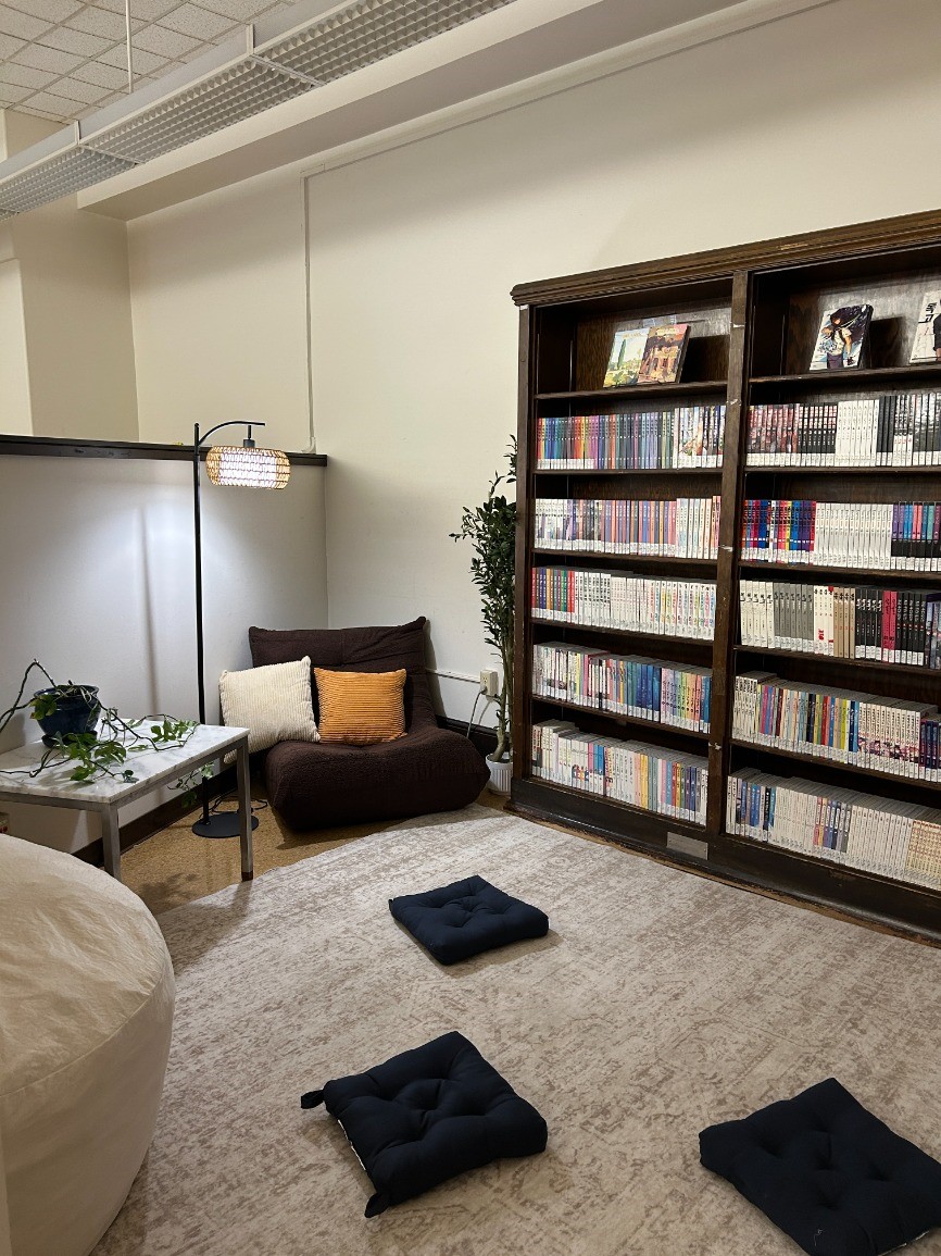 chill and recharge area at TEAL