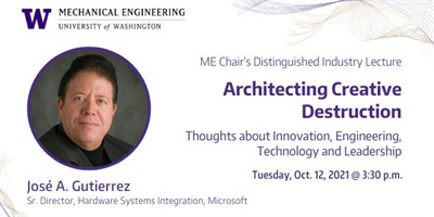 Architecting Creative Destruction: Thoughts about Innovation, Engineering, Technology and Leadership (ME Chair's Distinguished Industry Lecture)