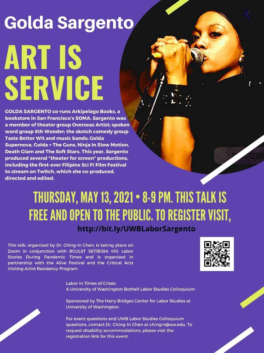 Golda Sargento on "Art is Service"