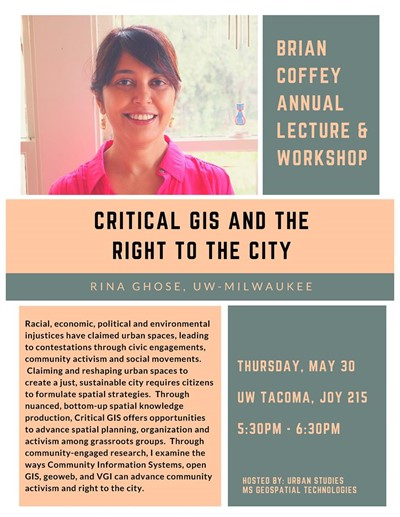 Critical GIS and the Right to the City by: Rina Ghose, UW-Milwaukee