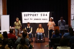 Students present their National History Day performance at the National Museum of American History