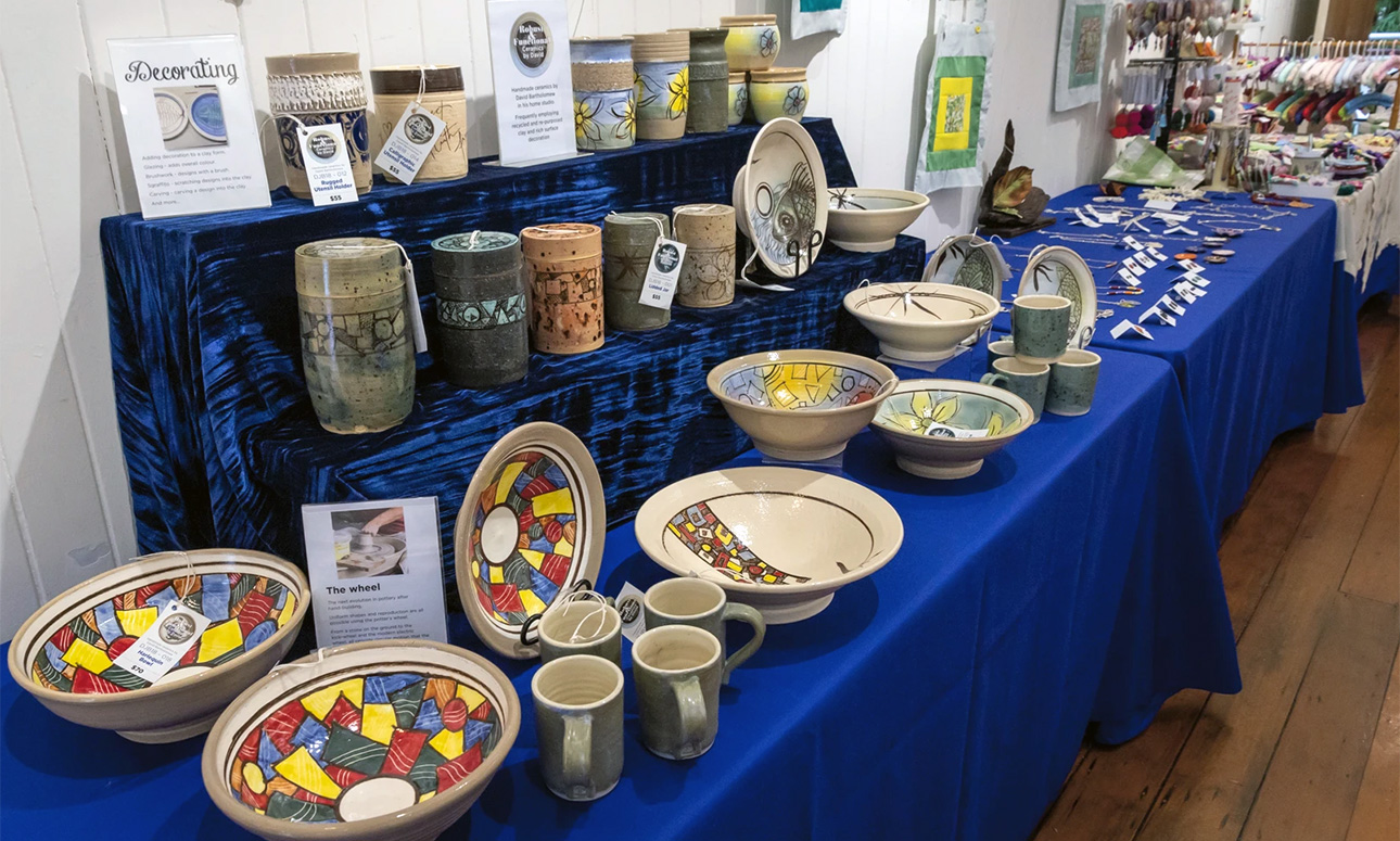 Brisbane Visual Arts Community pop-up shop