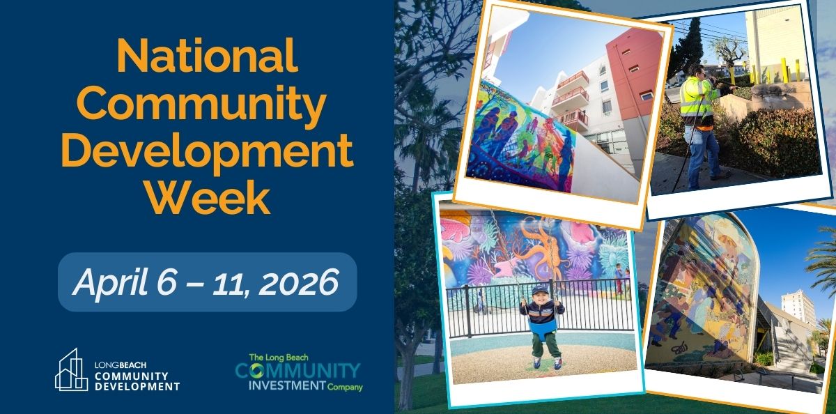 Collage of photos featuring affordable housing and HUD Grant funded projects.