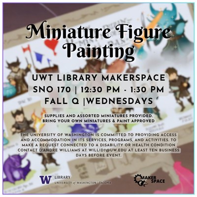 Makerspace: Miniature Figurine Painting