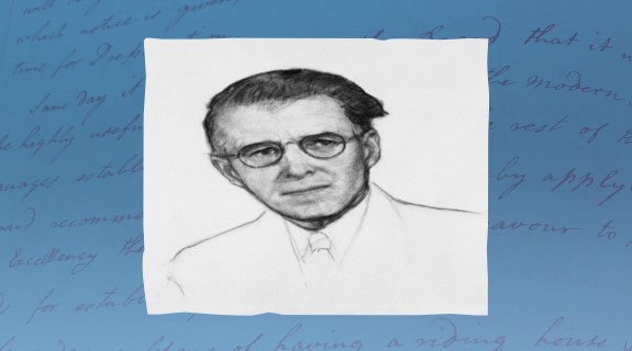 Sketch of Owen Sheehy Skeffington.