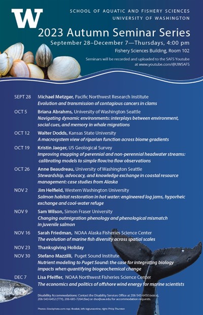 SAFS Departmental Seminar