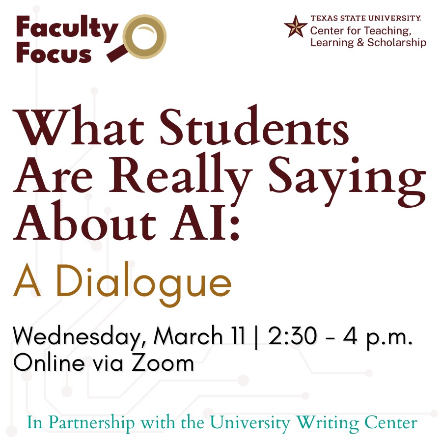 (3/11/26) What Students Are Really Saying About AI: A Dialogue