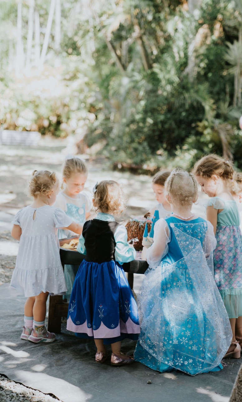 Gumtreekids messy play at New Farm Park - Disney theme