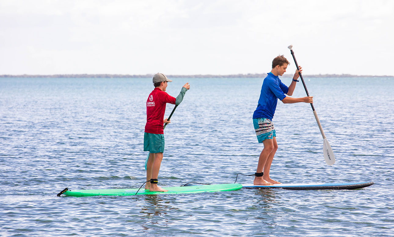 Stand-up paddle boarding