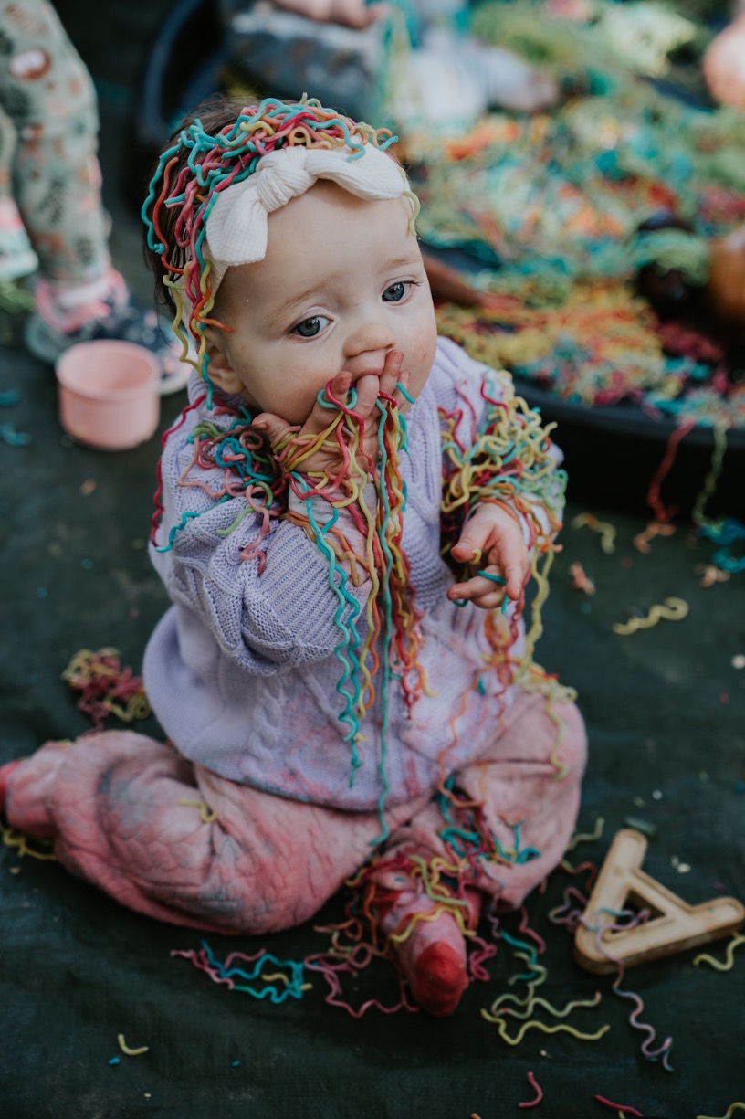 Gumtreekids Messy Play at Newfarm Park - Garden and fairies theme